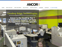 Tablet Screenshot of ancorinfo.net